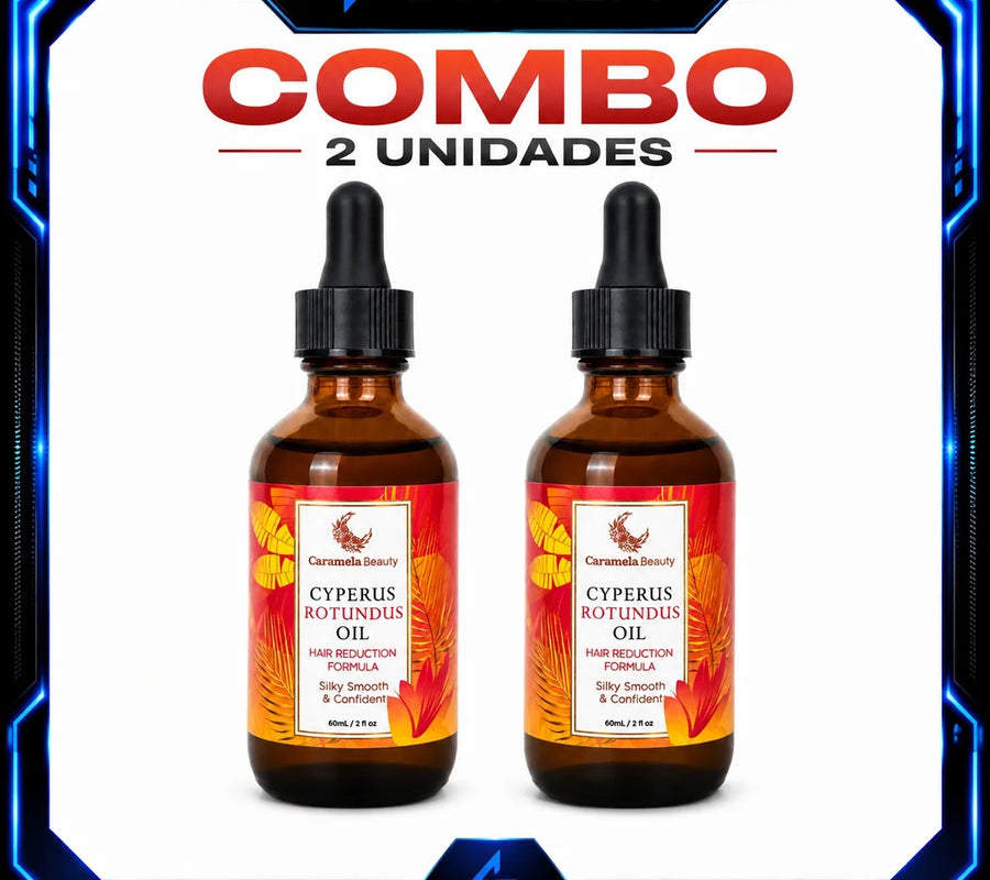Combo 2 Unidades — Aceite de Cyperus Rotundus, Reducción del Vello