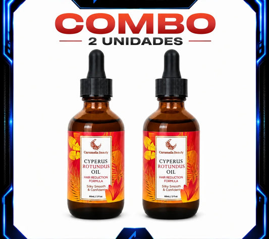 Combo 2 Unidades — Aceite de Cyperus Rotundus, Reducción del Vello