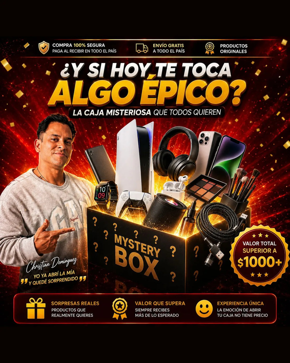 Mystery Box Sorpresa 🎁 Elegí Tech o Glam