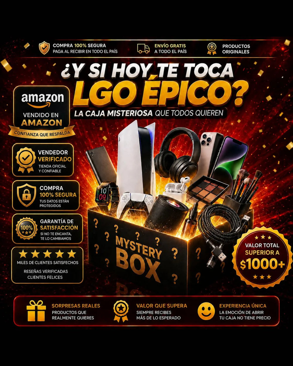 Mystery Box Sorpresa 🎁 Elegí Tech o Glam