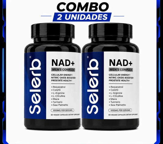 Combo 2 Unidades — Selerb NAD+ Men’s Complex, Energía Celular