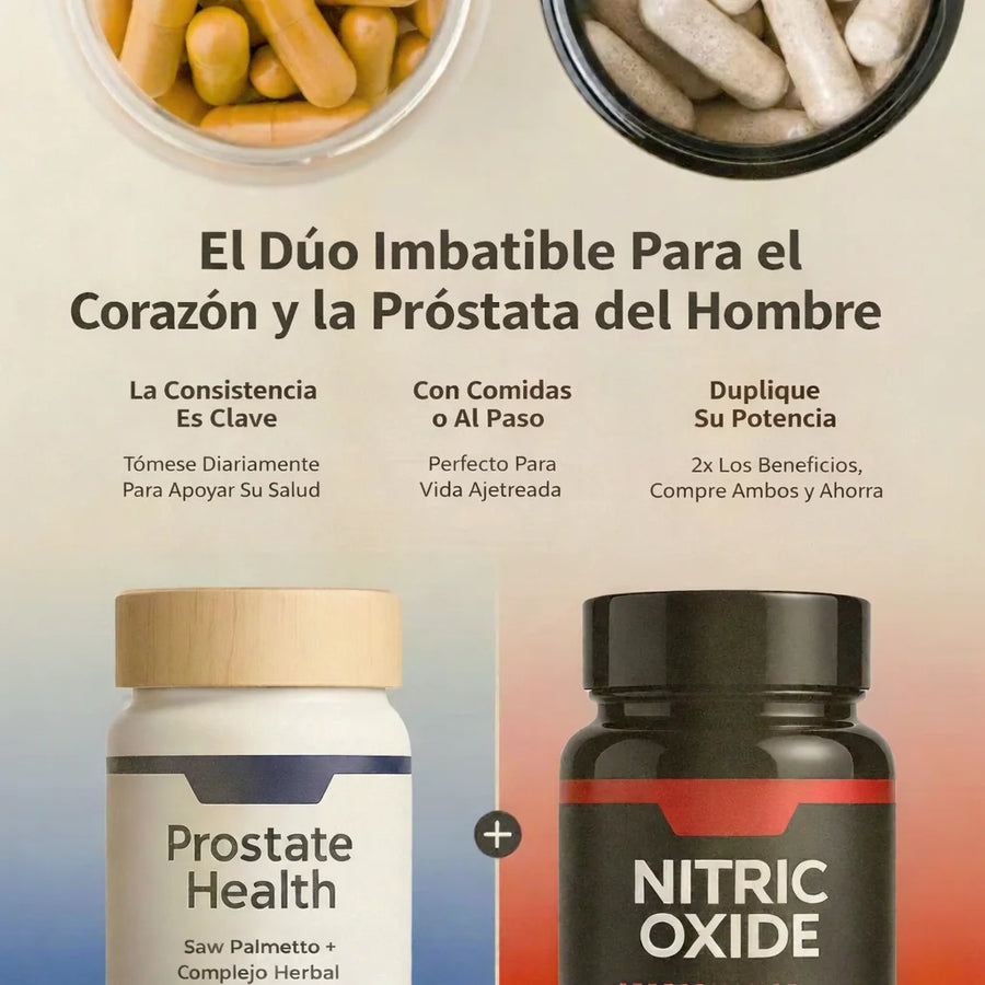 Combo Snap — Óxido Nítrico + Salud de la Próstata