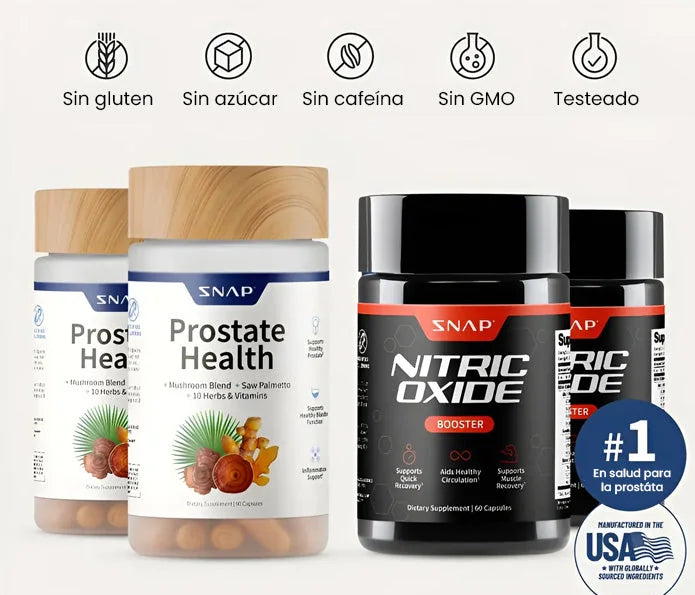 Combo Snap — Óxido Nítrico + Salud de la Próstata