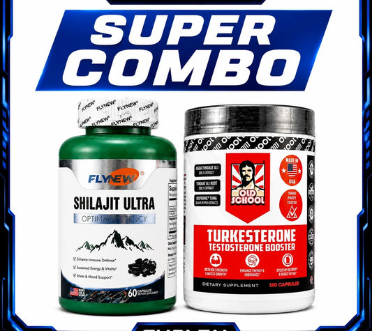 Súper Combo — Shilajit Ultra + Turkesterone, Energía y Fuerza