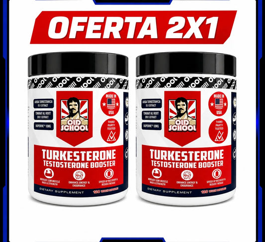 Combo 2 Unidades — Turkesterone Old School, Refuerzo de Testosterona
